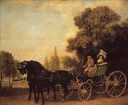 George Stubbs A Gentleman Driving a Lady in a Phaeton